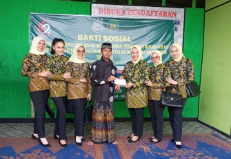 Bakti sosial di Panti Asuhan miftahul jannah /Rumah tahfiz mutiara Quran jln Lintas Bedage kotapinang, Rabu (20/7/2022).