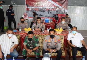 Polres Tulungagung Gelar Vaksinasi di Balai Desa Tunggulsari