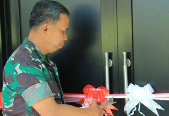 Kahub Kostrad saat Resmikan Ruang Sever dan E-Learning Centre