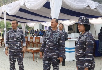 Danlantamal V Brigjen TNI Marinir Joni Sulistiawan, S. H., M. Han Tinjau Kesiapan Acara Peresmian Lanal Pacitan 