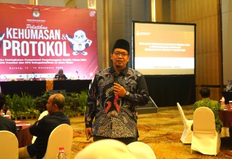 Anggota KPU Jatim Gogot Cahyo Baskoro 