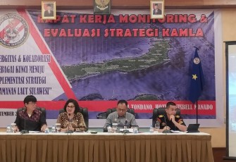 Rakernis Monitoring dan Evaluasi Strategi Kamla di Manado, Jumat (22/9/2023). 