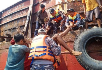 Pasca proses evakuasi 
