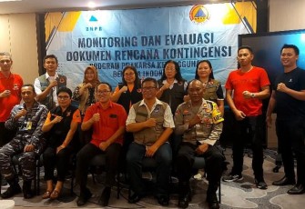 Kasiops Lanudal Manado Ikuti Monev dan Dokumen RKPP Ketangguhan Bencana Indonesia Kabupaten Minut
