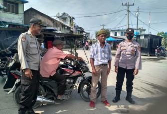 Polsek Medang Deras Lakukan Patroli
