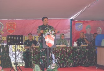 Pangdam XII/TPR saat Kunker ke YONIF 642/KPS