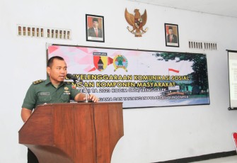 Kodim 0806/Trenggalek Menggalang Harmoni Melalui Komsos Bersama Komponen Masyarakat