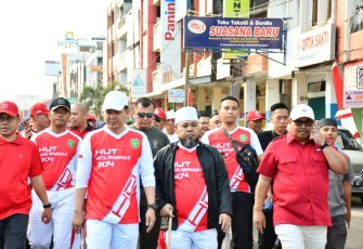 Ribuan Warga Kota Bengkulu Antusias Ikuti Jalan Bahagia 