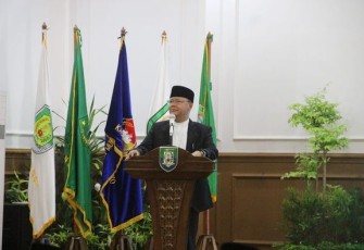 Gubernur Rohidin Mersayah Gelar Halal Bi Halal Dengan Keluarga Besar SEMAKU