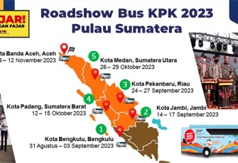 Roadshow Bus KPK di Kota Bengkulu 