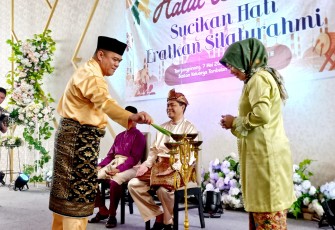 IKKT Provinsi Kepri maupun Kabupaten/Kota bergabung dalam Halal bi Halal yang diselenggarakan di Nelayan Resto and Seafood, Seijang Tanjungpinang, Minggu (07/05). 