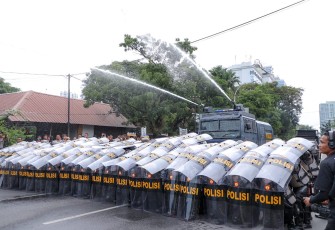 Polda Sumut Gelar Simulasi Pengamanan Kota Siap Amankan Pemilu