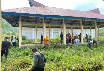 Karya Bakti Kodim 1430/Konawe Utara Wujud Kemanunggalan TNI dan Rakyat