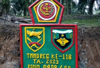 Sasaran Fisik Tugu TMMD Kodim 0408/BS Sebagai Prasasti Selesai