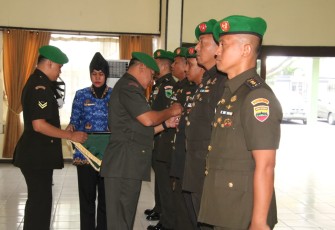 Danrem 032/Wbr Pimpin Serah Terima Tiga Jabatan Dandim di Wilayah Sumbar