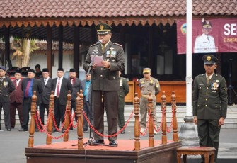 Danrem Wijayakusuma Irup Peringatan Hari Pahlawan ke-78 Pemkab Banyumas