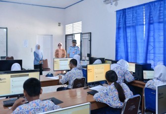 Pelajar SMP dan SMA Angkasa Lanud Sultan Hasanuddin Bersaing pada Babak Penyisihan AMSO 2023