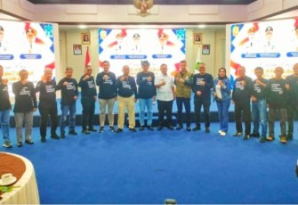Wakil Bupati Kabupaten Sleman, Danang Maharsa saat melakukan kunjungan kerja (kunker) ke Pemerintah Kota Tanjungpinang, Rabu (14/6/2023) di Kantor Wali Kota Tanjungpinang, Senggarang.