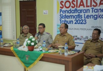 Wabup Asahan Ikuti Sosialisasi PTSL Tahun 2023