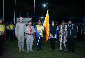 Asisten Pemerintahan dan Kesejahteraan Rakyat Lepas Kontingen Gerakan Pramuka Kwarcab Asahan