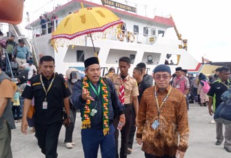 Kafilah MTQ Aceh Timur Tiba dengan Selamat di Simeulue