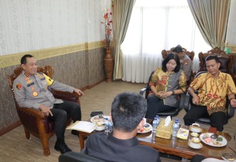  Kapolda Bengkulu saat Terima Audiensi Pemerhati Jurnalis Siber 