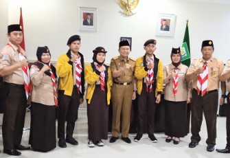 Sekda Hamka Lepas Peserta Jambore Dunia 2023 Korea Selatan