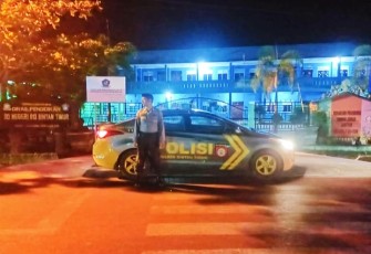 Personil Polres Bintan saat Lakukan Patroli