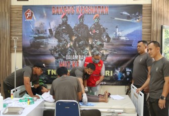 Korem 081/DSJ Gelar Baktikes dan Bazar Murah Bagi Masyarakat Madiun