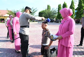 20 Personel Polres Aceh Timur Naik Pangkat