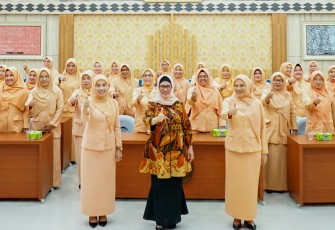 Sertijab Ketua Dharma Wanita Persatuan Provinsi Bengkulu