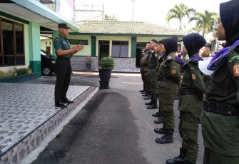 Kodim 0803/Madiun Berangkatkan 25 Menwa Ikuti Lomba Ketangkasan Menwa se-Indonesia