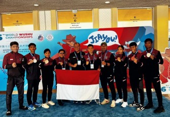 TNI AL Antarkan Atlet Indonesia Juara Pada World Wushu Championship Texas