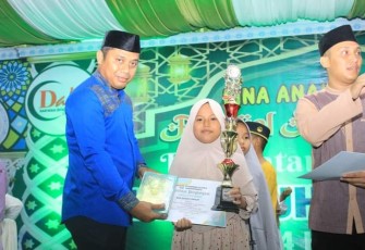  Pelaksana Tugas Kepala Dinas Kominfo Ahmad Fadly Rangkuti,ST,M.Kom menghadiri pelaksanaan Kegiatan Festival Anak Sholeh