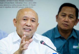 MenKopUKM Teten Masduki saat Diskusi Bersama Pemimpin Redaksi dalam rangka Refleksi 2023 & Outlook 2024 KemenKopUKM di Gedung SMESCO, Jakarta, Kamis (21/12).