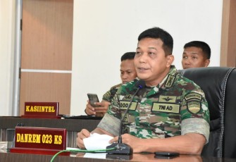 Komandan Korem 023/KS Kolonel Inf Dody Triwinarto, S.I.P., M.Han