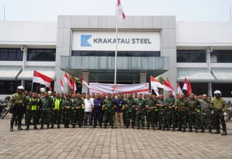 Danrem 064/MY Monitoring Wilayah saat Sambangi Objek Vital Nasional