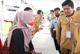 Bupati Bintan saat Hadiri Rakornas bersama Presiden Jokowi
