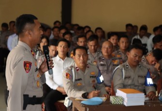 Propam Polda Bengkulu saat Kunker ke Polres Bengkulu Utara 