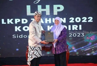 Opini WTP diraih Pemerintah Kota Kediri