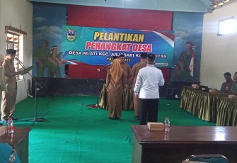  Pelantikan dan Pengambilan Sumpah Perangkat Desa Mlati