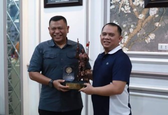 Bupati Labuhanbatu saat terima Kedatangan Danrem 022 Pantai Timur 
