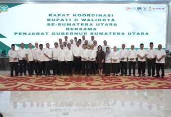 Bupati Asahan Hadir Rapat Koordinasi Bupati/Walikota se-Sumatera Utara