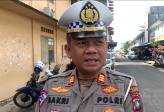 Kasat Lantas Polres Lingga AKP Bakri,,S.Ip