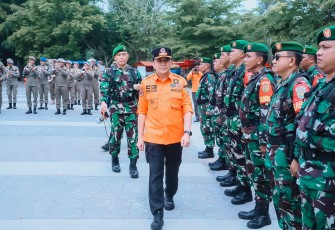 Pj Gubernur Agus Fatoni Pimpin Apel Kesiapsiagaan Penanggulangan Bencana