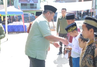 Bupati dan Wakil Bupati Asahan Lakukan Peletakan Batu Pertama Pembangunan Masjid