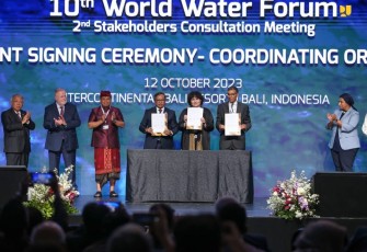 Pemerintah Indonesia Tandatangani Empat Kerja Sama Regional Menuju 10th World Water Forum 2024