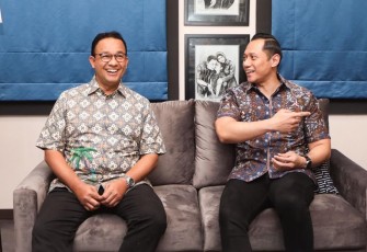  Anies dan AHY saat bertemu
