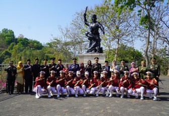 Danrem 081/DSJ Ikuti Upacara Hari Kesaktian Pancasila di Monumen Kresek Madiun