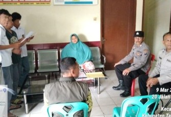 Polsek Sipirok saat Gelar Operasi Kasih Sayang